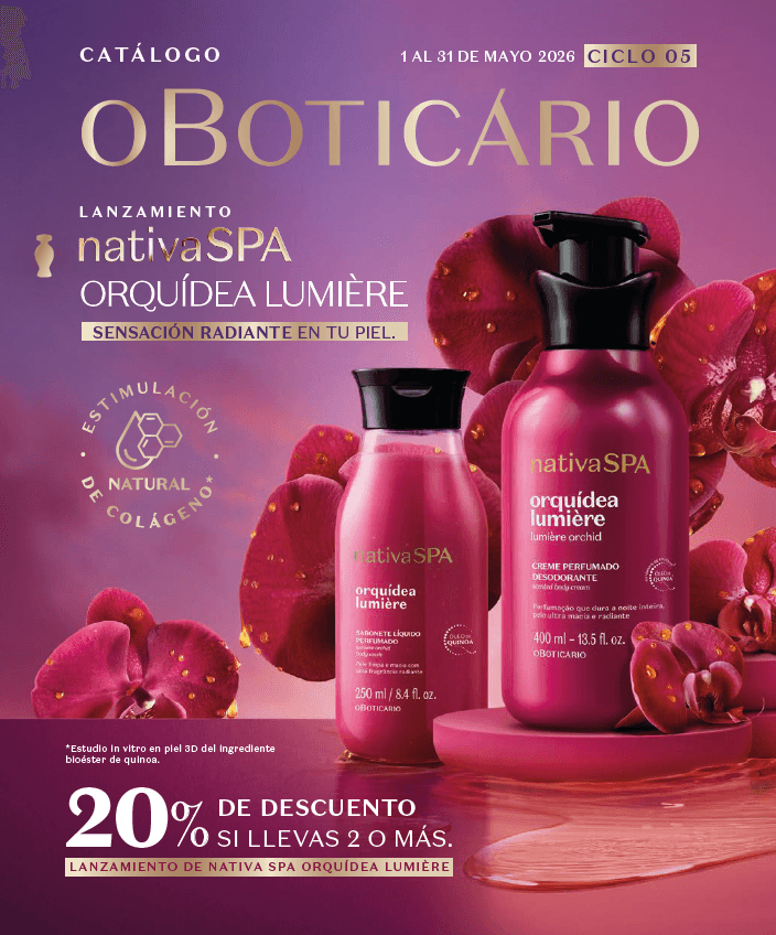 Compra por catálogo online o boticário