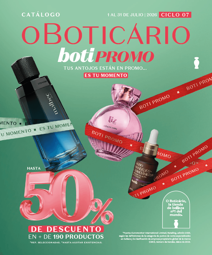 Compra por catálogo online o boticário