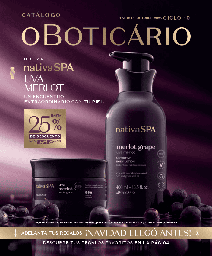 Compra por catálogo online o boticário