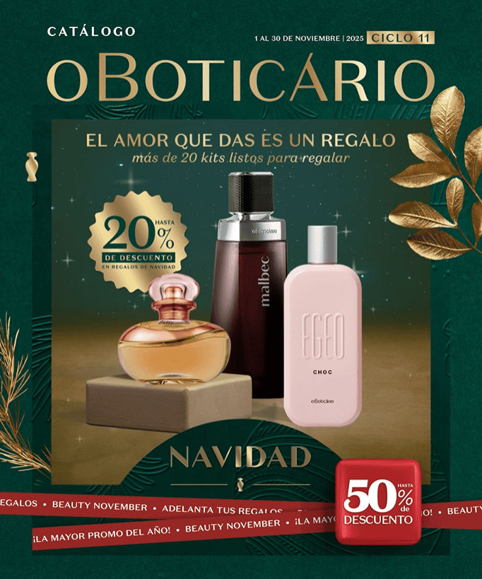 Compra por catálogo online o boticário