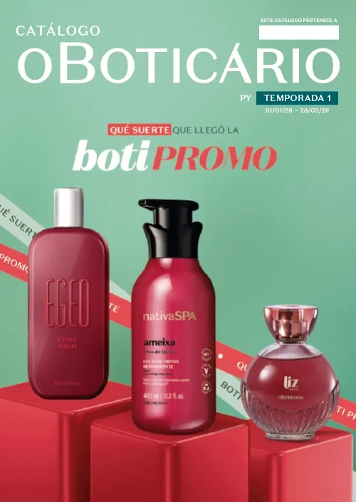 Compra por catálogo online o boticário