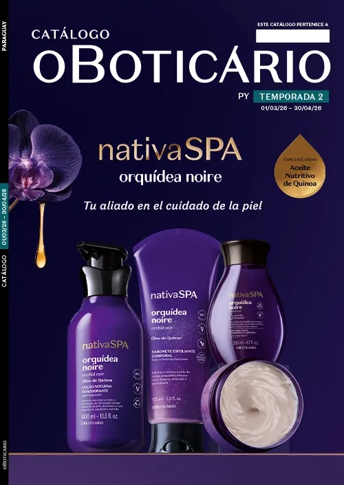 Compra por catálogo online o boticário